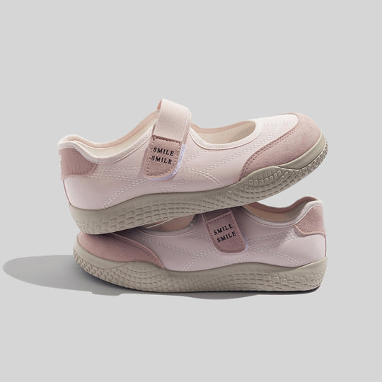 Damen Modische Freizeit-Schuhe mit Klettverschluss und ergonomischer Sohle EB