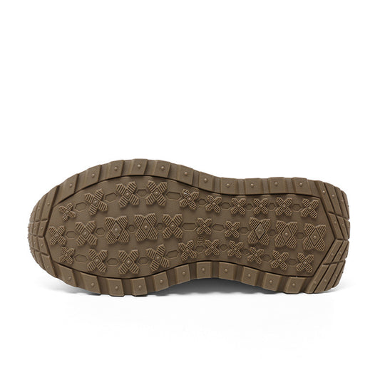 Damen modische Plateau-Sneaker mit atmungsaktivem Mesh und robuster Laufsohle EB