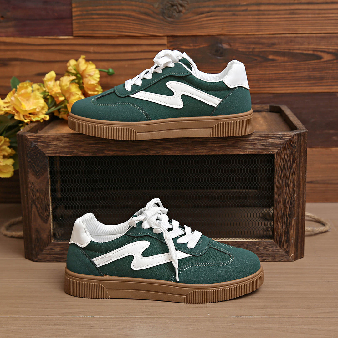 Damen Sportliche Sneakers mit innovativer Farbkombination EB