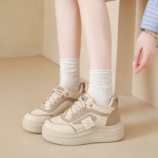 Damen modische Plateau-Sneaker mit sportlicher Dämpfungstechnologie EB