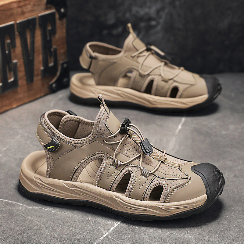 Damen Atmungsaktive Outdoor-Sandalen mit stoßdämpfender Sohle EB