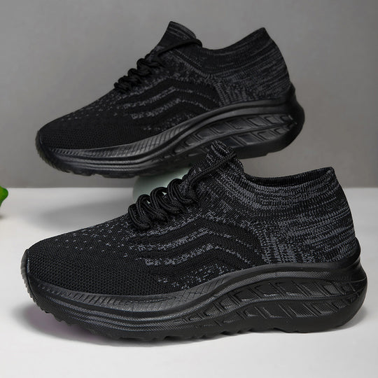 Damen Sportliche und atmungsaktive Sneakers mit elastischem Obermaterial EB