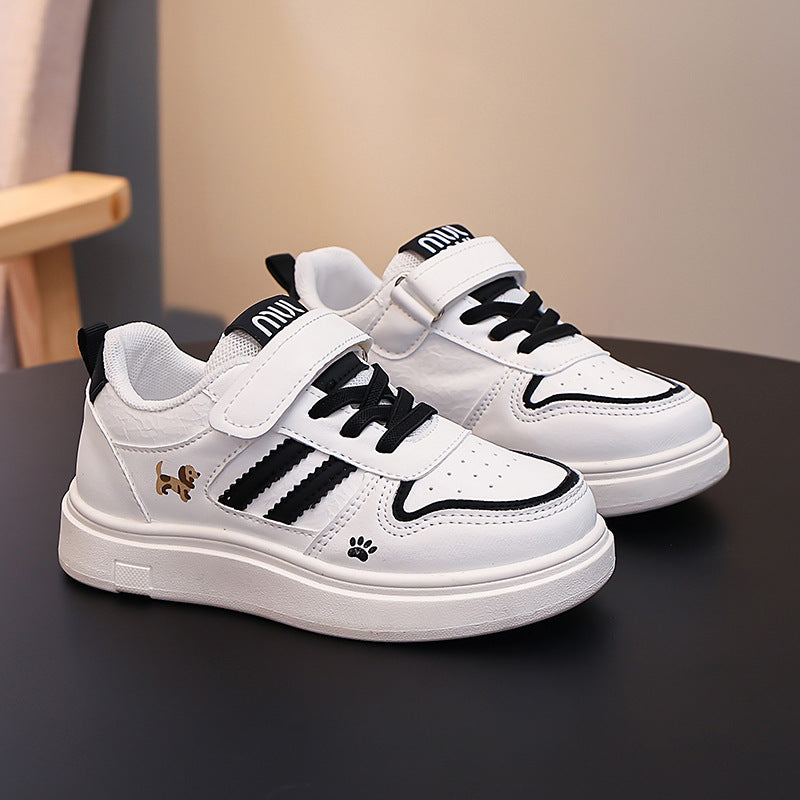 Damen Sneaker mit praktischem Klettverschluss und niedlichem Tiermotiv EB