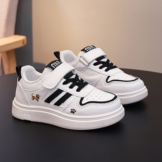 Damen Sneaker mit praktischem Klettverschluss und niedlichem Tiermotiv EB