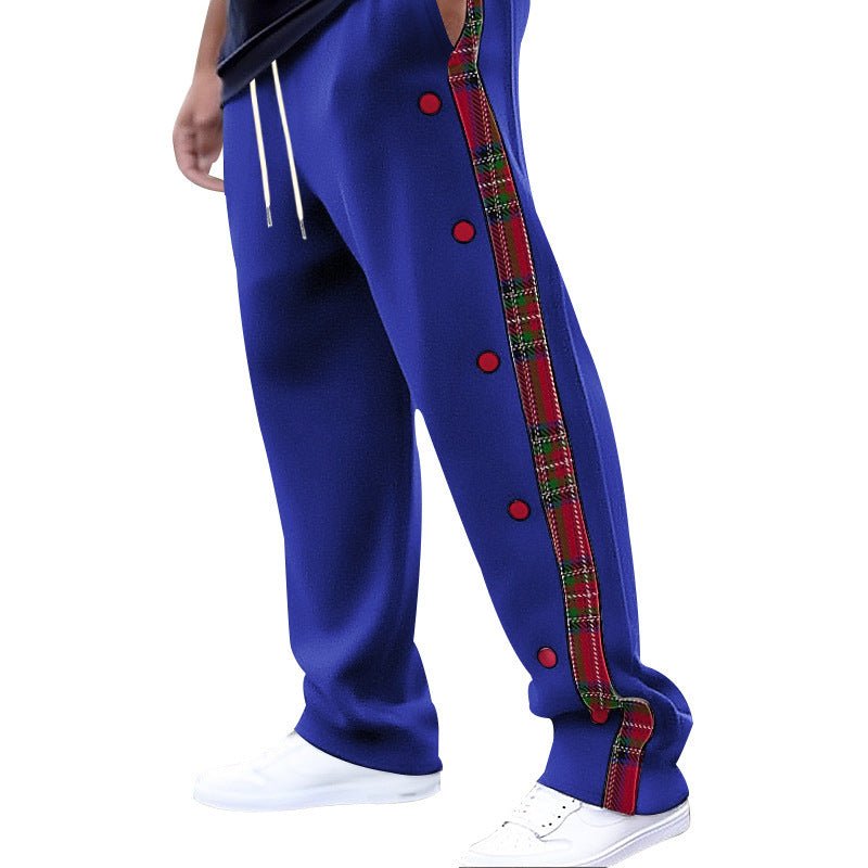 Damen Sportliche Freizeithose mit Knopfleiste EB