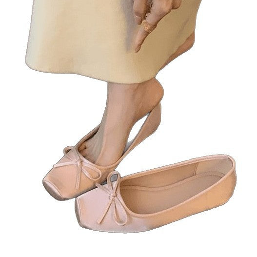 Damen elegante Slipper mit dezentem Schleifenelement und hohem Komfort EB