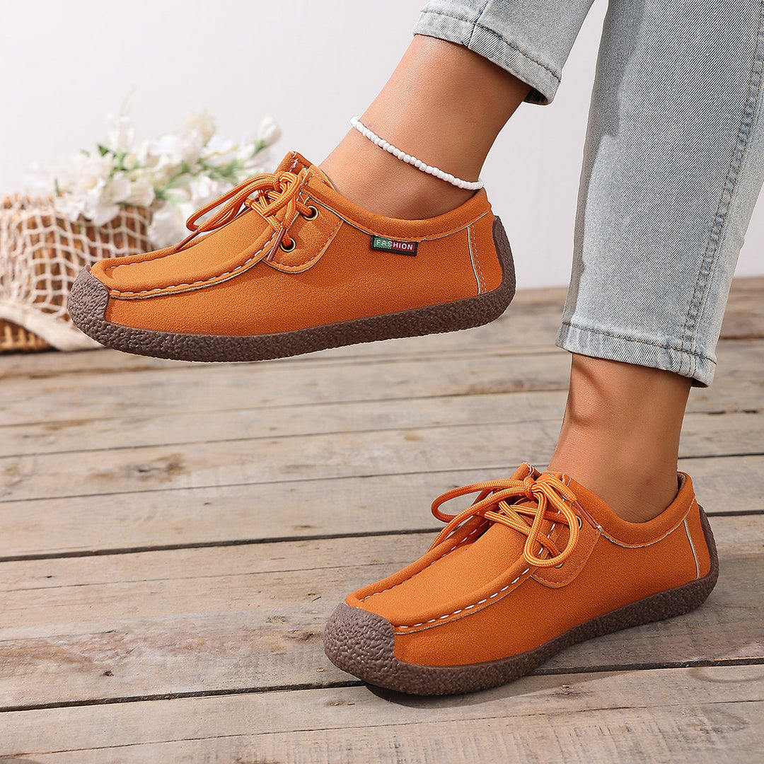 Damen Freizeit-Schuhe im lässigen Slipper-Stil mit bequemer Sohle EB