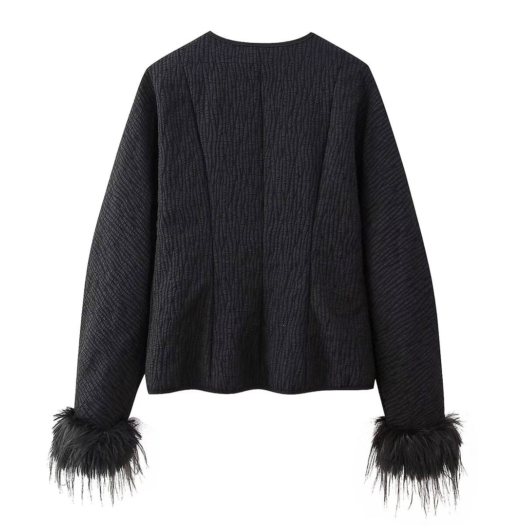 Damen modische Jacke mit einzigartigen Ärmeln EB