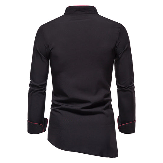 Herren Küchenjacke mit modernem Schnitt und elegantem Kragen EB