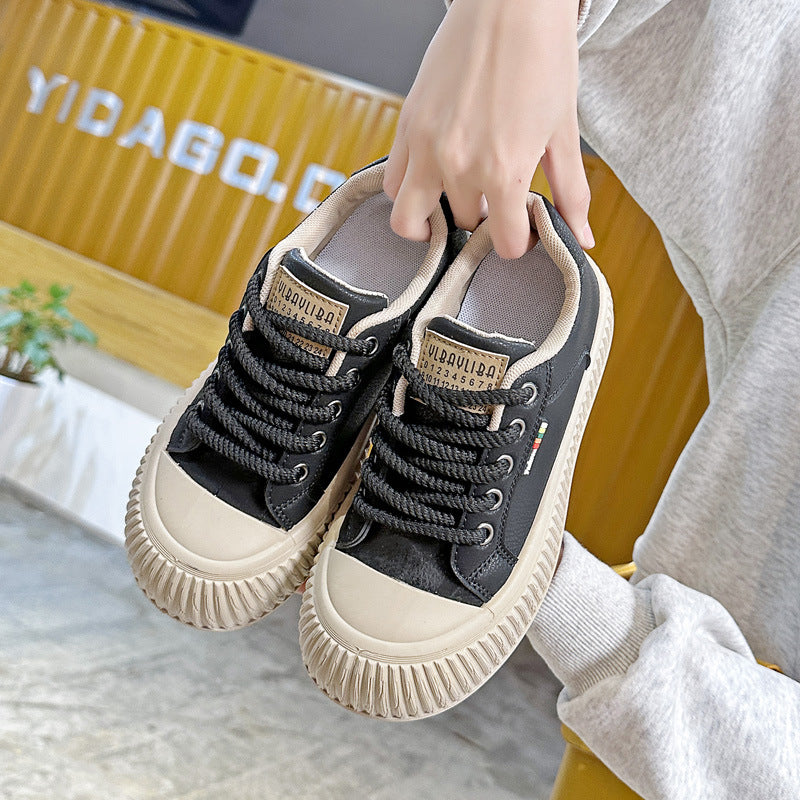 Damen Sneakers mit rutschfester Sohle und extra dicker Profilsohle EB