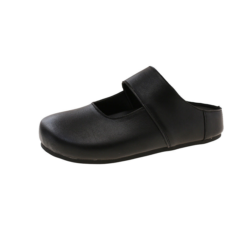 Damen Bequeme und ergonomische Hausschuhe mit breitem Riemen EB