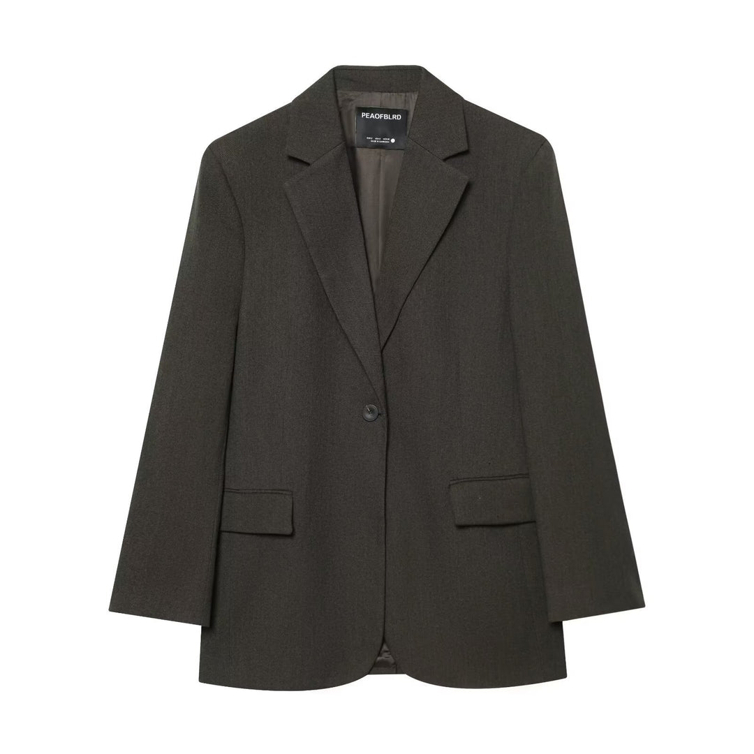 Damen eleganter Blazer mit dezentem Schnitt EB