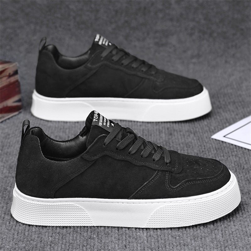 Damen Sportliche Veloursledersneaker mit dämpfender Sohle EB