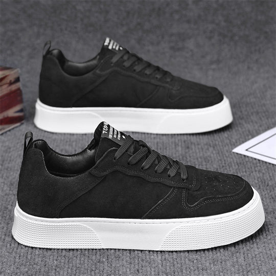 Damen Sportliche Veloursledersneaker mit dämpfender Sohle EB