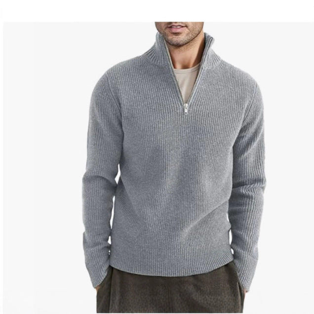 Herren Strickpullover mit Stehkragen EB