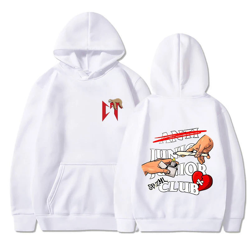 Damen Kapuzenpullover mit originellem Grafikdesign und bequemer Passform EB
