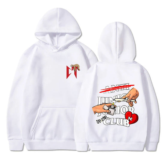 Damen Kapuzenpullover mit originellem Grafikdesign und bequemer Passform EB
