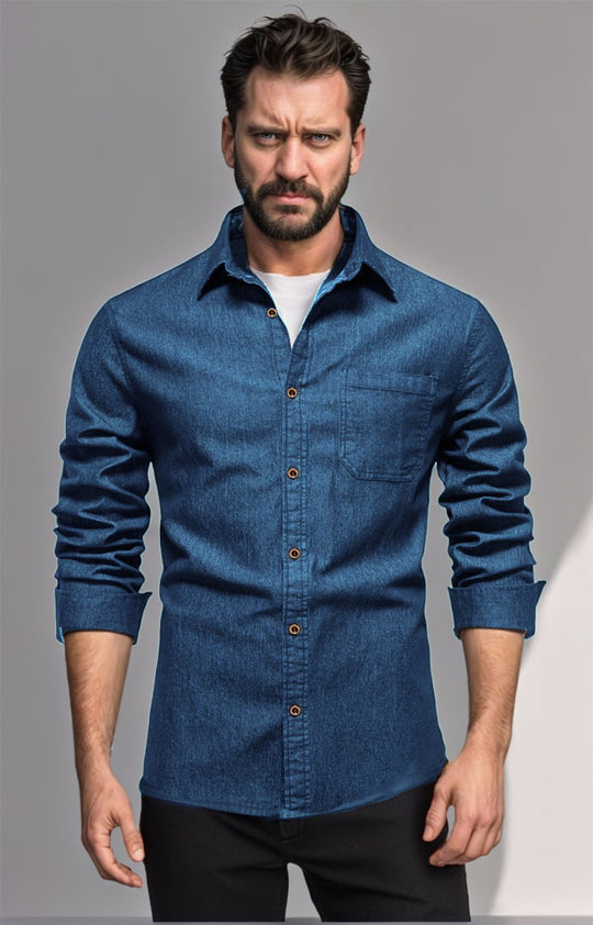 Herren Denim Hemd EB