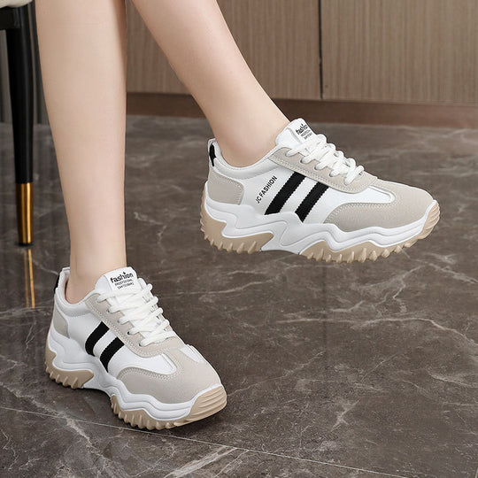 Damen Sportliche Sneakers im lässigen Chunky Design mit dämpfender Profilsohle EB
