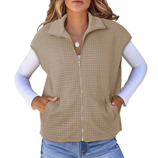 Damen Quilted Weste mit komfortabler Passform EB
