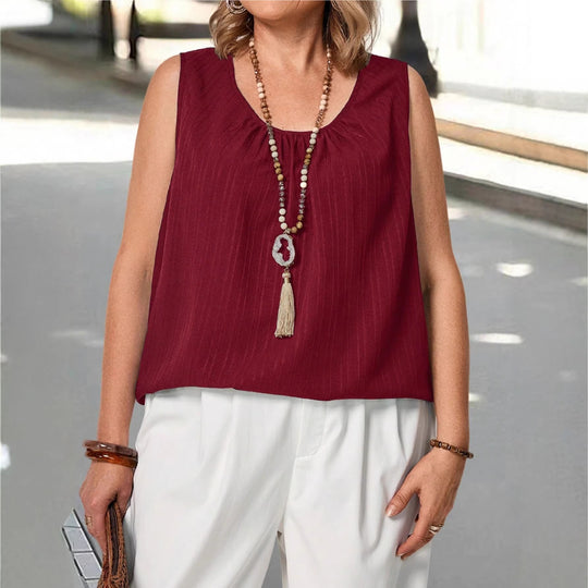 Damen Weiter Schnitt Tank-Top mit lässigem Stil EB