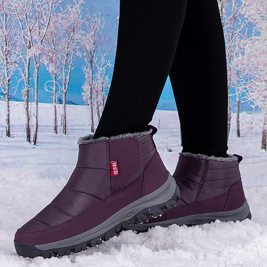 Damen Winterstiefel mit isolierender Fütterung und rutschfester Sohle EB