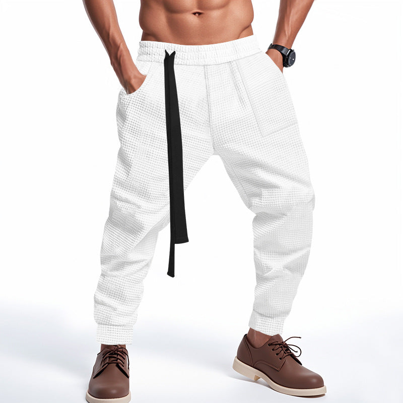 Herren lässige Freizeithose mit elastischem Bund und praktischen Taschen EB