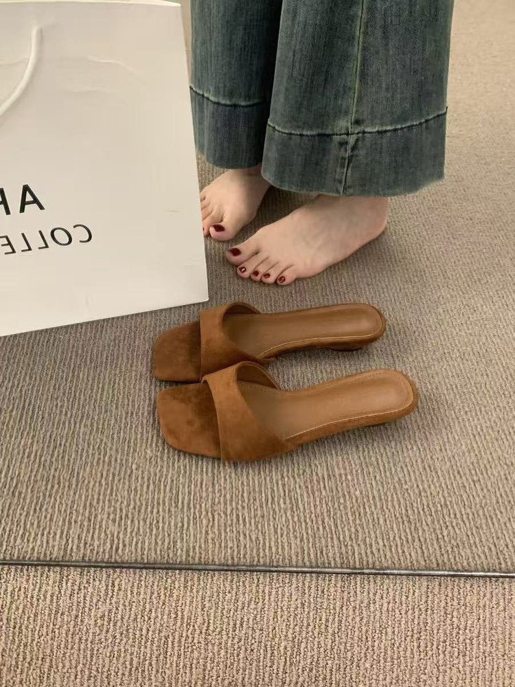 Damen modische Slipper mit komfortabler Fußbettgestaltung und hochwertiger Obermaterial EB