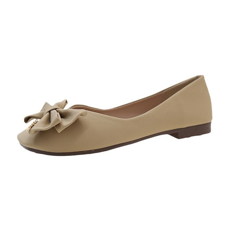 Damen elegante Ballerinas mit Schleifen-Detail und funkelndem Schmuck EB