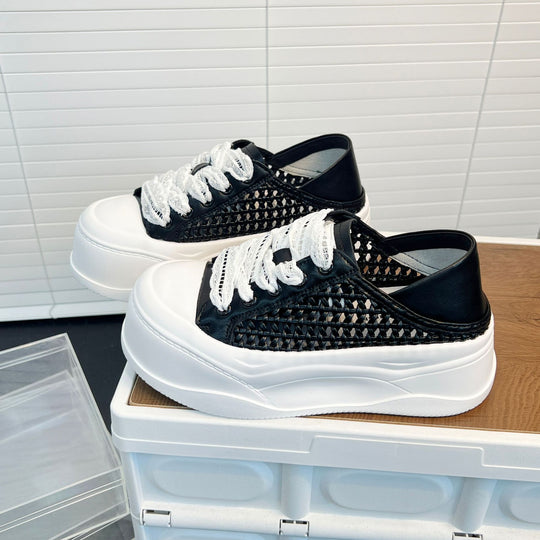 Damen luftige Sneaker mit innovativem Mesh-Design und sportlichem Komfort EB