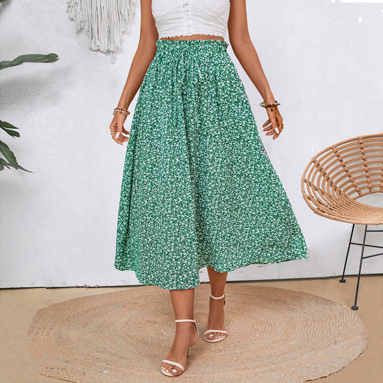 Damen Maxirock mit floralem Muster EB