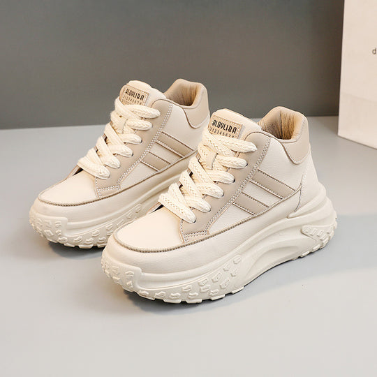 Damen modische High-Top Sneakers mit ergonomischem Komfort und robustem Profil EB