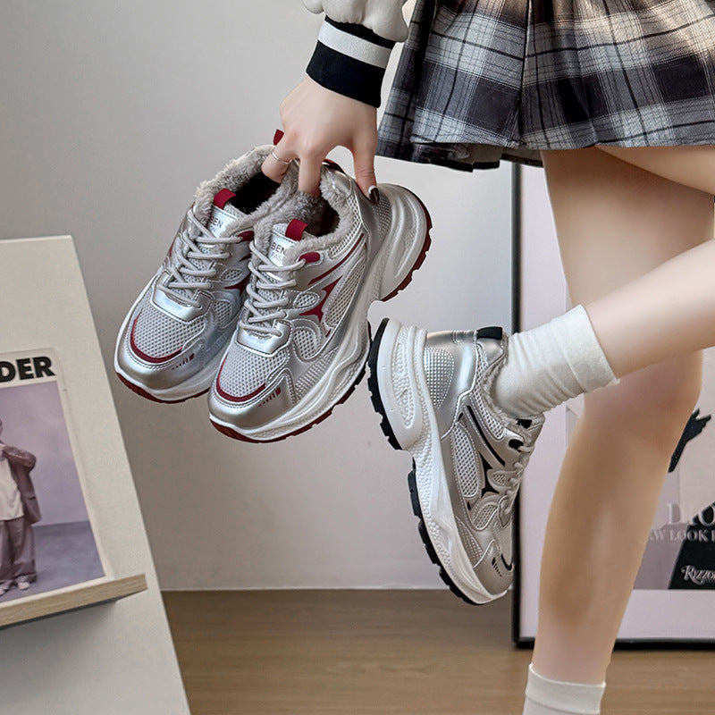 Damen Sportliche Sneaker mit atmungsaktivem Mesh-Obermaterial und komfortabler Dämpfung EB