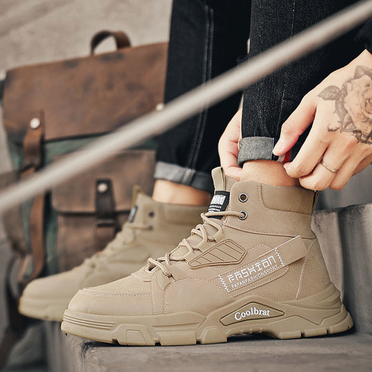 Damen Trendige Winterstiefel mit rutschfester Sohle und warmem Innenfutter EB