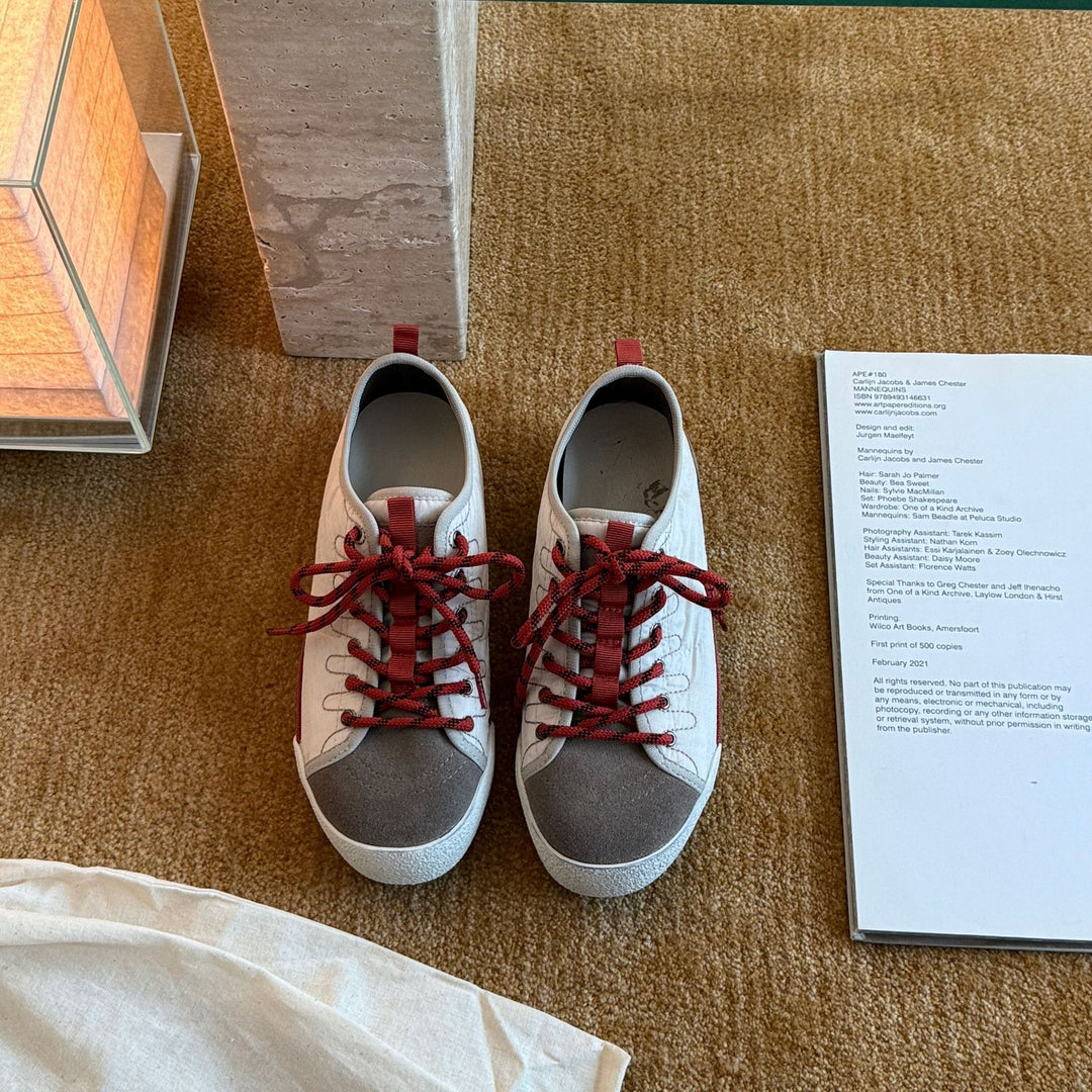 Damen Sportliche Sneakers im minimalistischen Design mit atmungsaktiver Obermaterialkombination EB