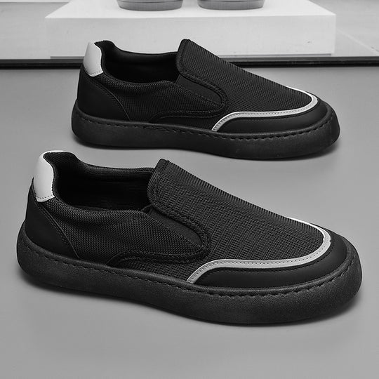 Damen Slip-On Sneakers mit atmungsaktiver Netzstruktur EB