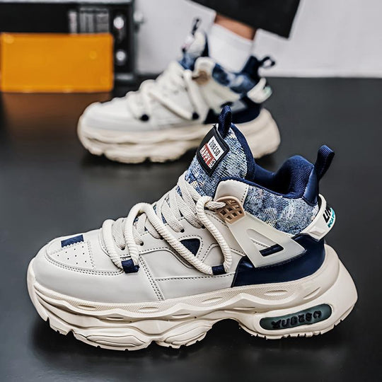 Damen Sportliche Chunky Sneakers mit atmungsaktivem Obermaterial und rutschfester Sohle EB