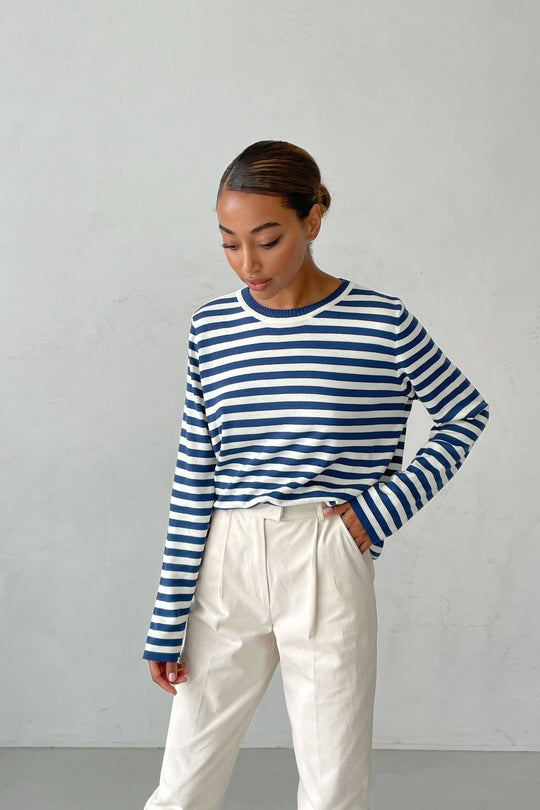 EB | Klassischer Gestreifter Pullover