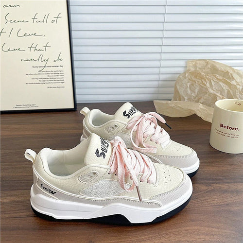 Damen Komfortable Sneakers mit atmungsaktiver Laufsohle und modischem Design EB