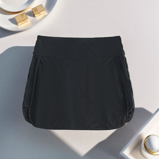 Damen Sport-Rock mit seitlichen Schlitzen und hohem Bund EB