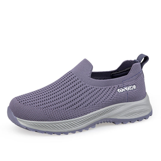 Damen Komfortable Slip-On Sneakers EB
