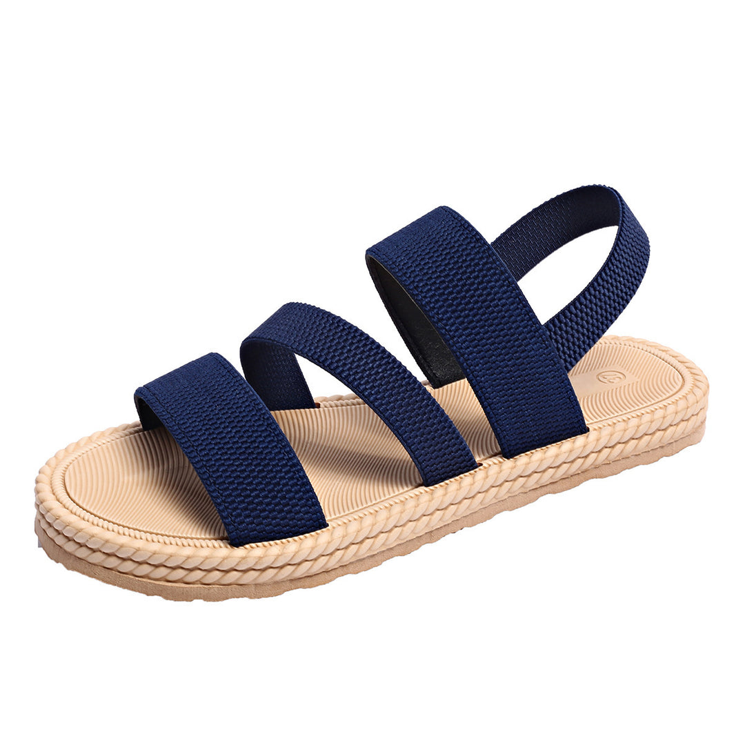 Damen Freizeitsandalen mit verstellbaren Riemen und rutschfester Sohle EB