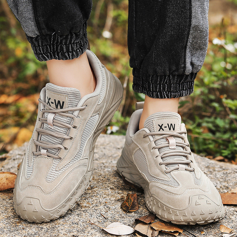 Damen Sportliche Freizeit-Sneaker mit atmungsaktivem Mesh und rutschfester Sohle EB