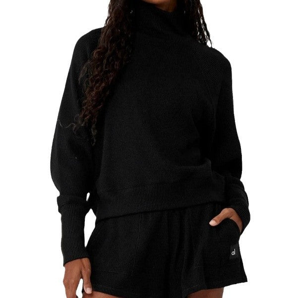Damen Cozy Waffelstrick Sweater Set EB