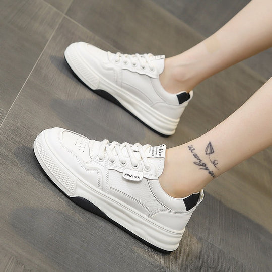 Damen Modische Sneakers mit atmungsaktiver Oberfläche und dämpfender Sohle EB
