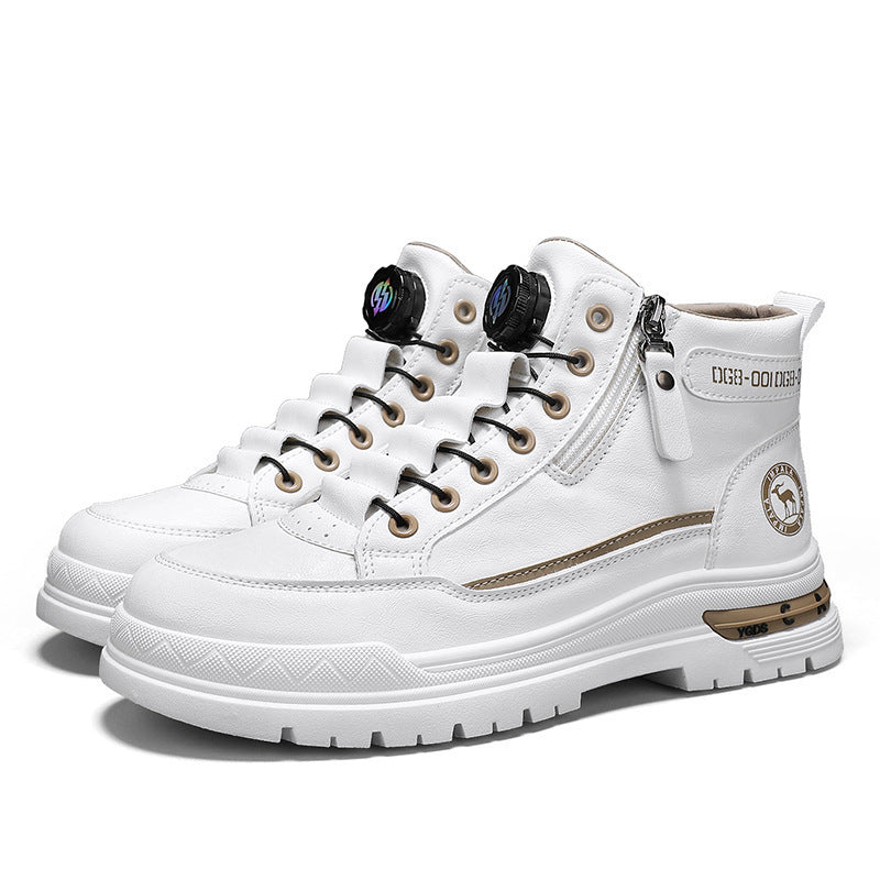 Damen modische High-Top Sneakers mit praktischer Schnellschnürung EB