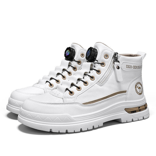 Damen modische High-Top Sneakers mit praktischer Schnellschnürung EB