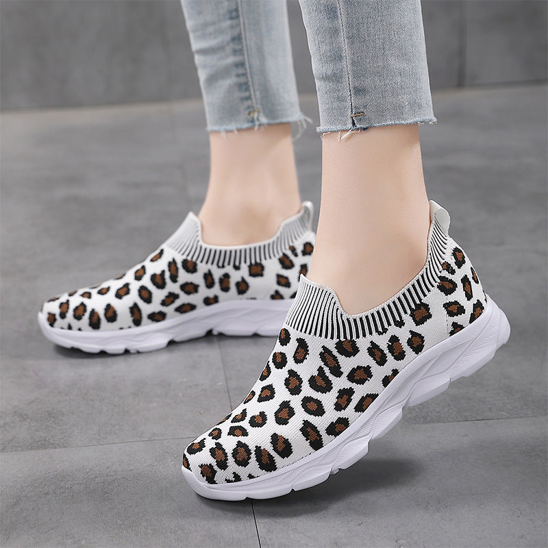 Damen Sneakers mit flexiblem Strick-Obermaterial und rutschfester Sohle EB