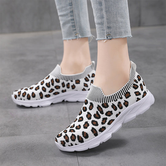 Damen Sneakers mit flexiblem Strick-Obermaterial und rutschfester Sohle EB