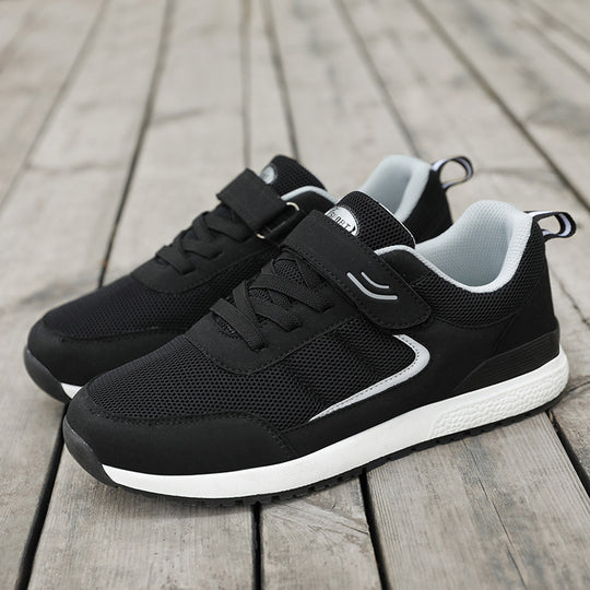 Damen Sportliche Sneaker mit praktischem Klettverschluss und atmungsaktivem Obermaterial EB